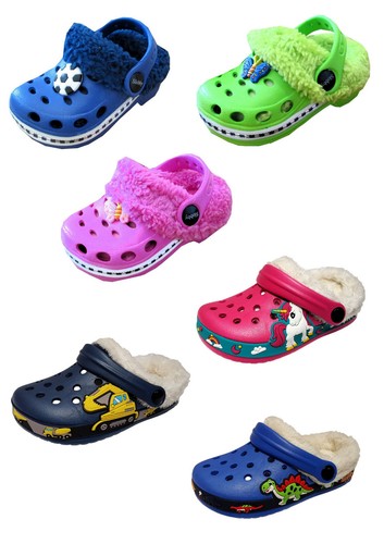 Kinder clogs warm gefüttert - kinder,
